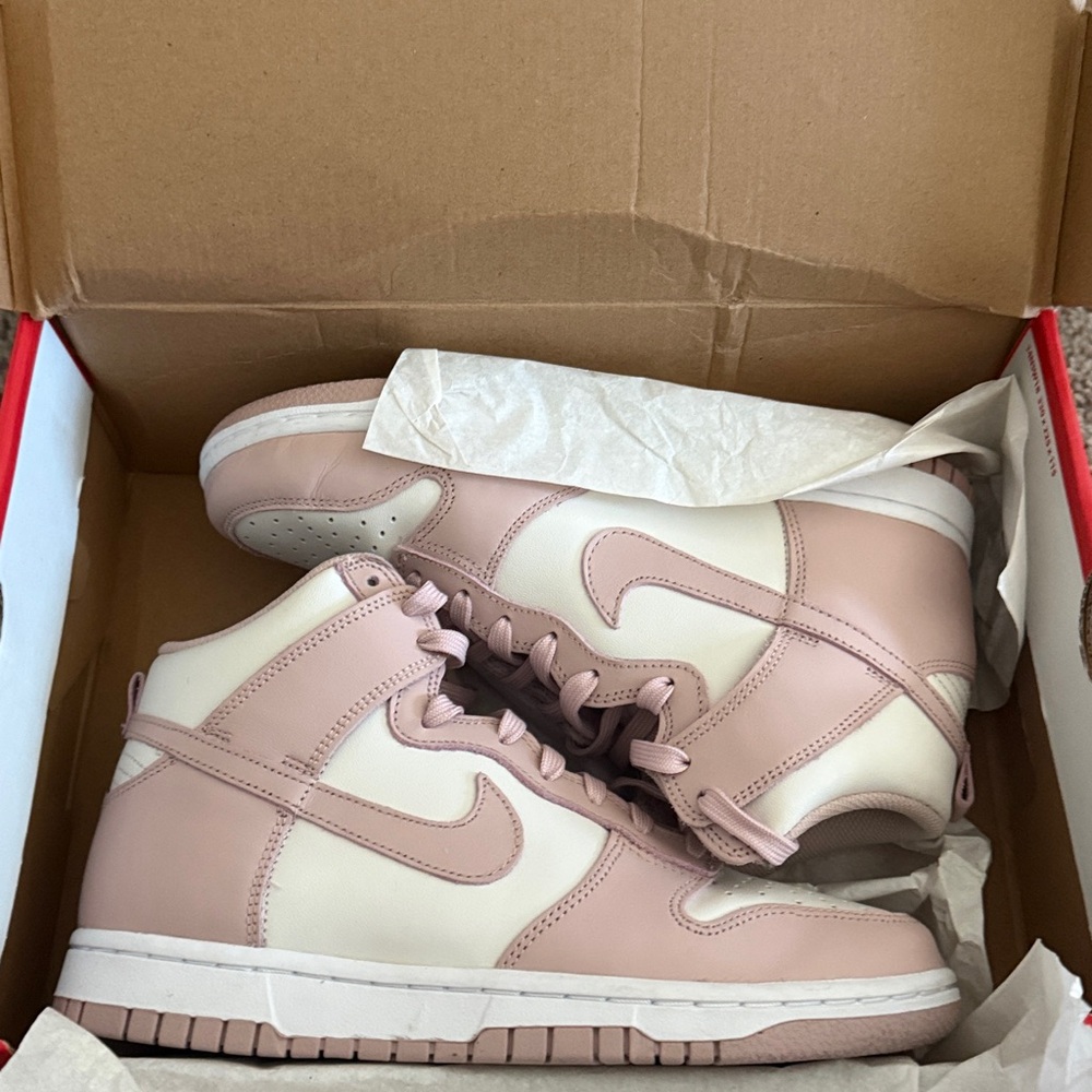Nike Blush and Cream High-Tops